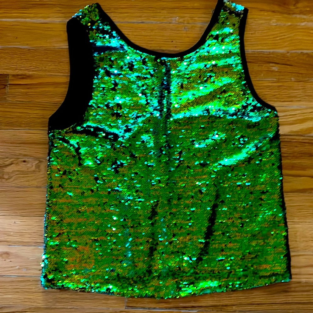 Dance & Marvel sequin top